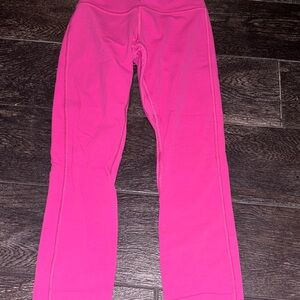 Lululemon Athletica Pink Leggings Stretchy Performance Wear